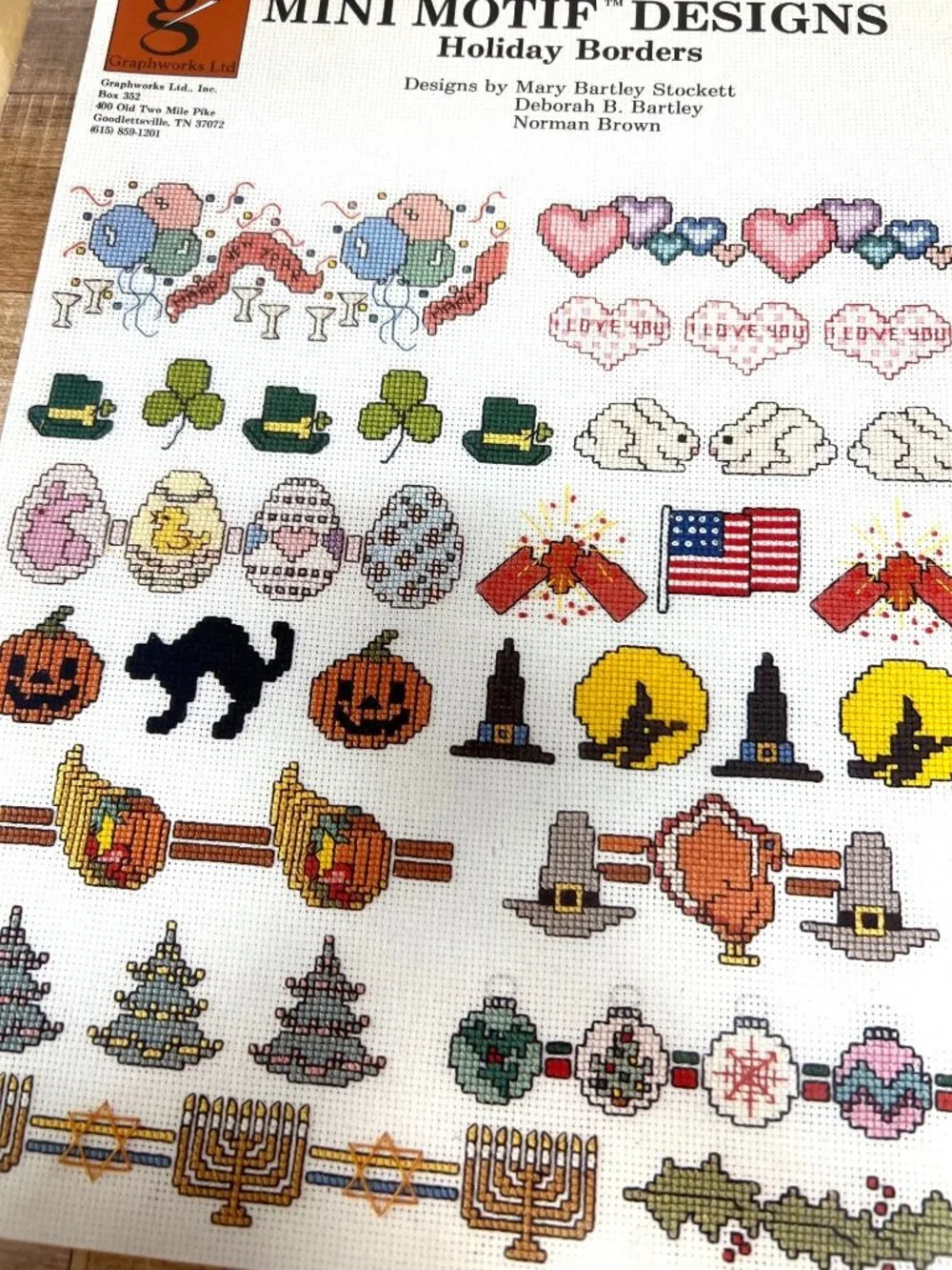 Graphworks Ltd., Jeanette Crews Designs, DMC this set